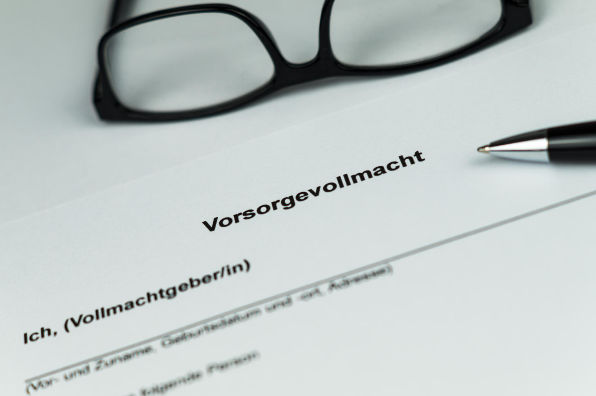 Vorsorgevollmacht