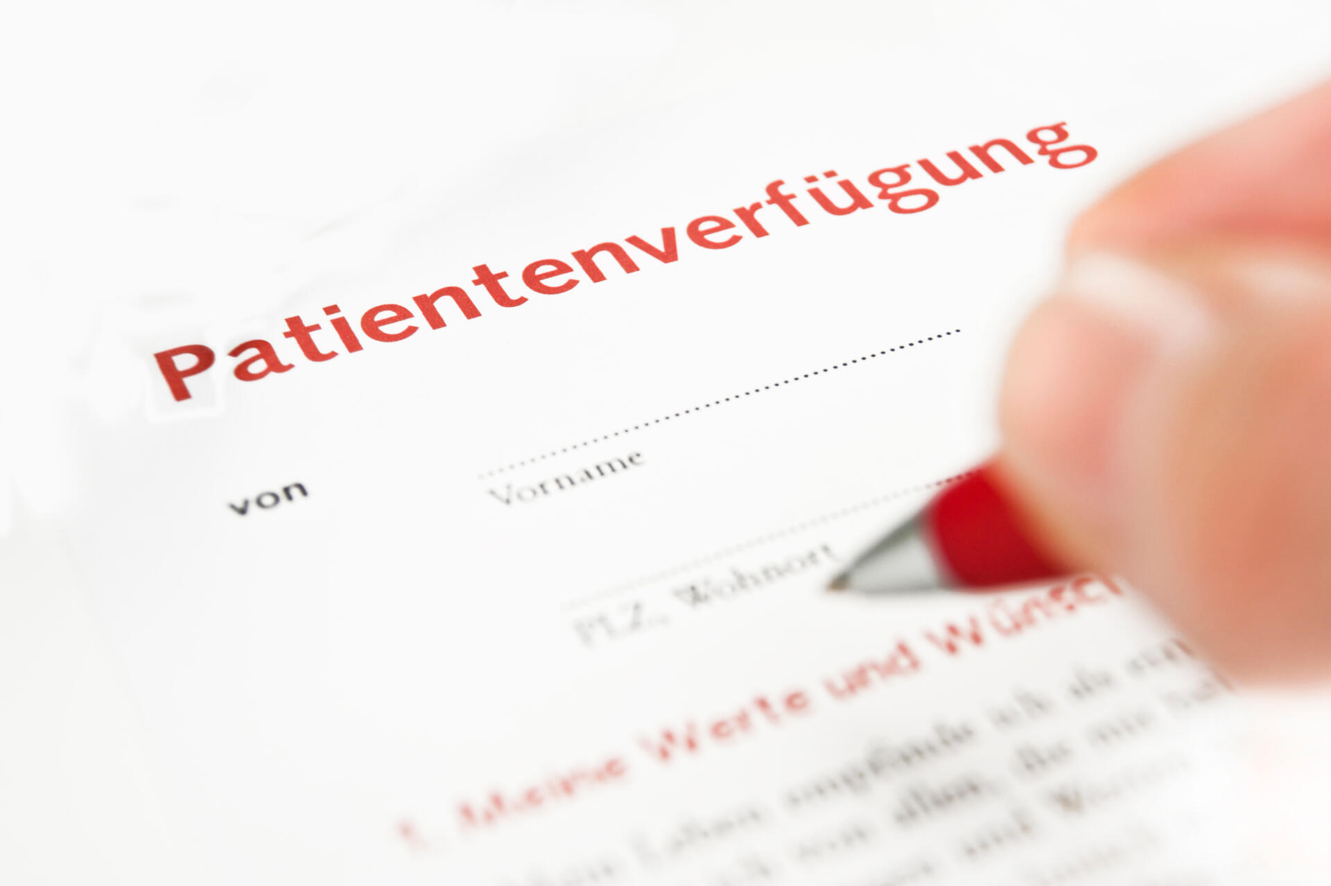 Patientenverfügung